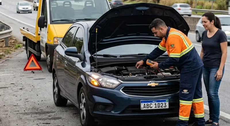 Auto socorro 24h em Criciúma – pane elétrica, mecânica e bateria fraca